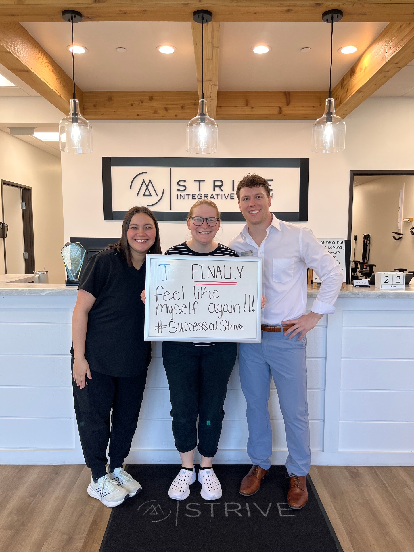 Patient with Strive team: I finally feel like myself again