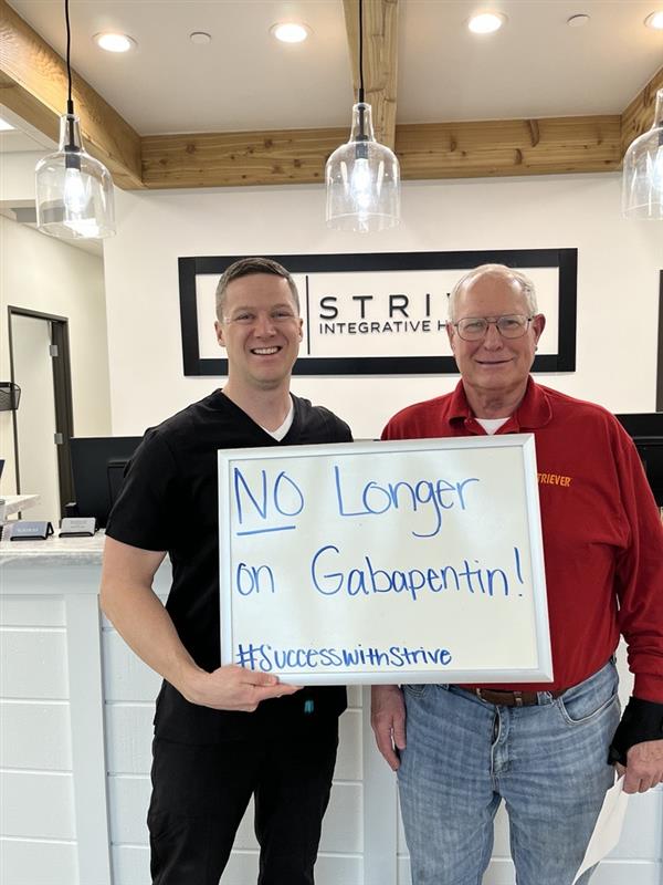 Patient with doctor: No longer on Gabapentin